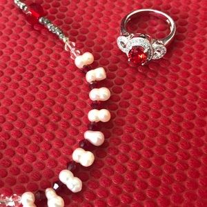 Real silver, and crystals. Brilliance!!!!!!